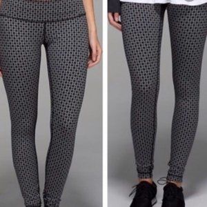 Lululemon Wunder Under Tri Geo Leggings